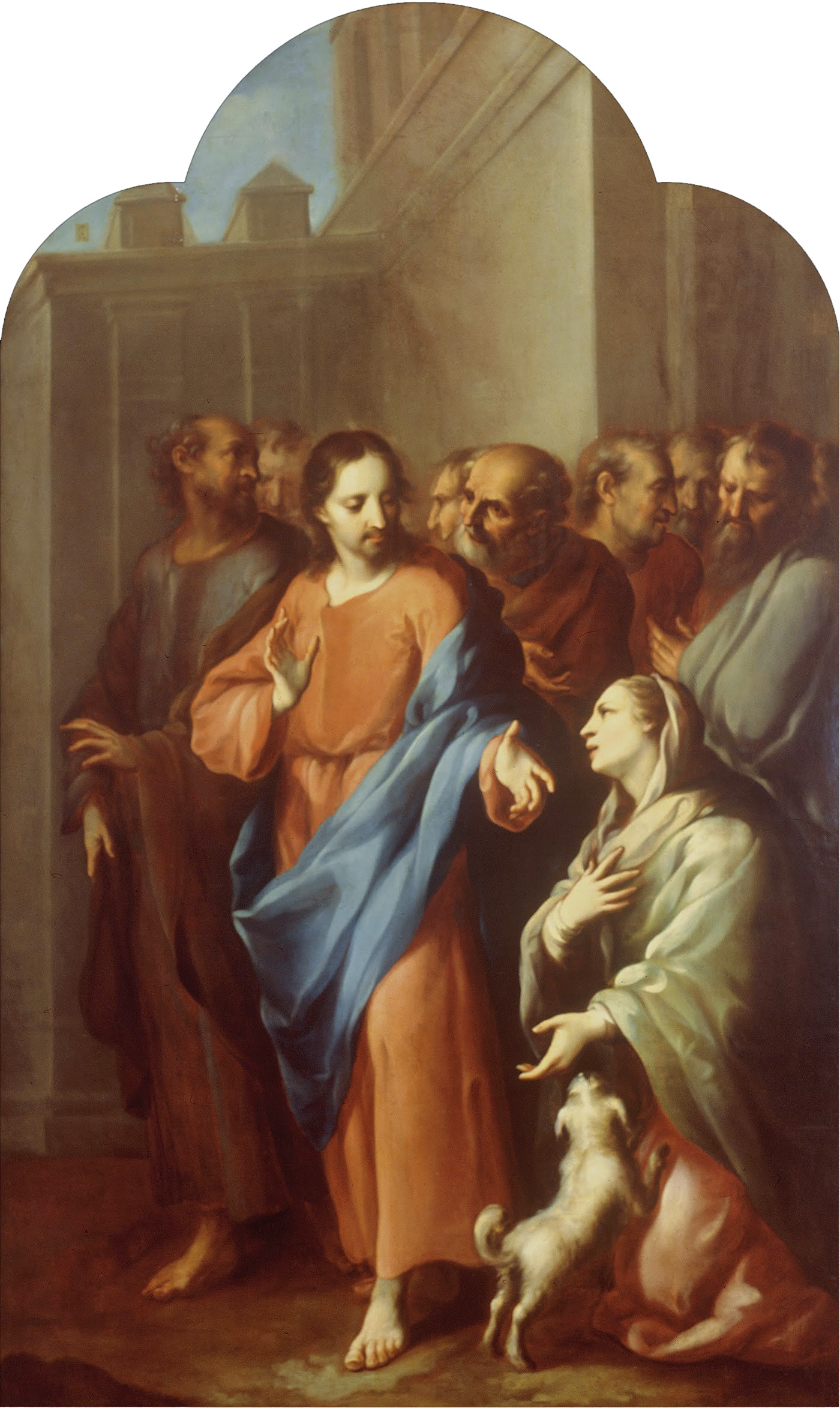 jesus with the sick woman